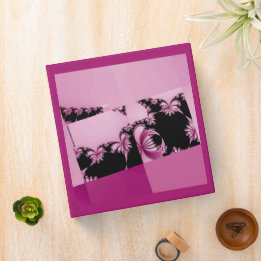 Fractal Garden pink Binder
