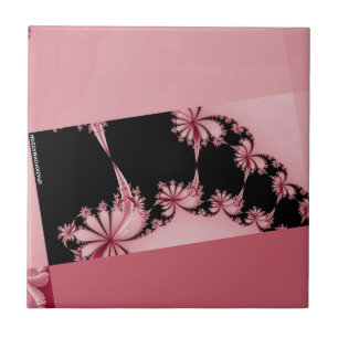 Fractal Garden rose Tile