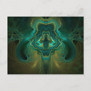 Fractal Geode Postcard