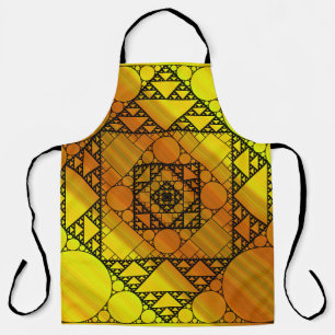 Fractal Geometry All-Over Print Apron