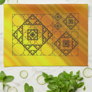 Fractal Geometry Hand Towel