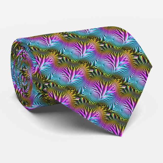 Fractal Glass 5 Tie (Rolled)