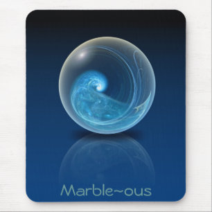 Fractal Glass Marble Mouse Pad