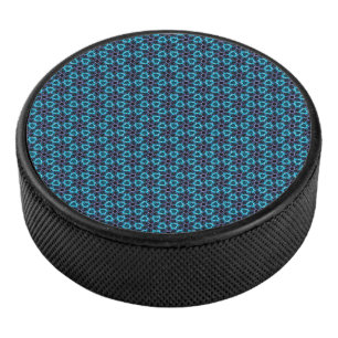 Fractal Glow  Hockey Puck