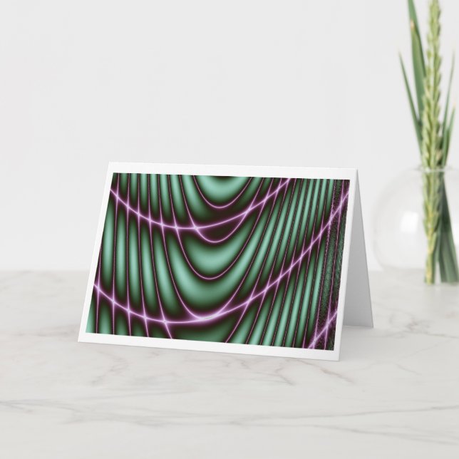 Fractal Greeting Card Blank (Front)