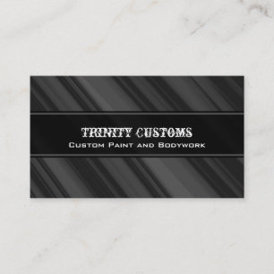 Fractal Grunge Business Card, Charcoal Business Card