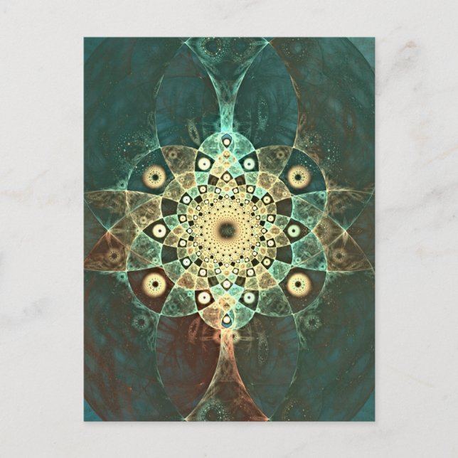 Fractal grunge postcard (Front)