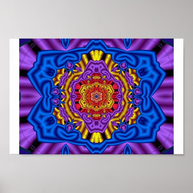 Fractal harmony poster (Front)