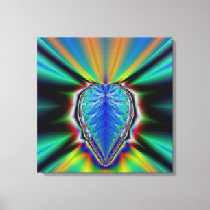Fractal Heart Canvas Print