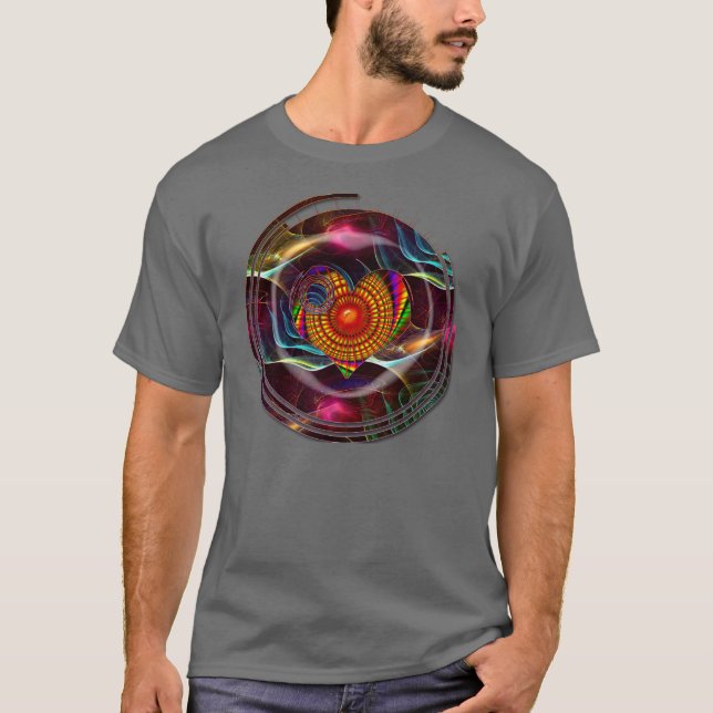 Fractal Heart T-Shirt (Front)