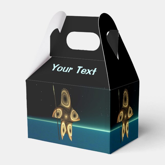 Fractal Inuit Hunter Favor Box (Front Side)