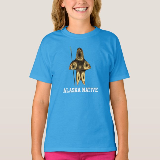 Fractal Inuit Hunter T-Shirt (Front)