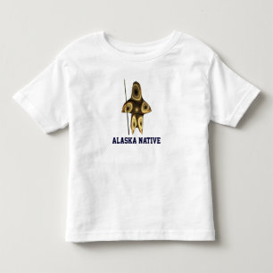 Fractal Inuit Hunter Toddler T-shirt