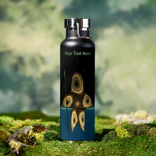Fractal Inuit Hunter Water Bottle