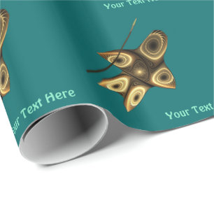Fractal Inuit Hunter Wrapping Paper