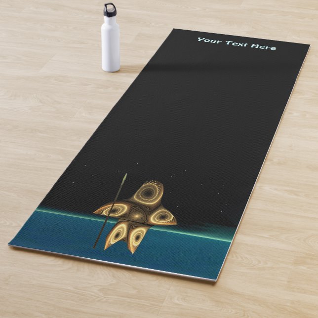 Fractal Inuit Hunter Yoga Mat (In Situ)