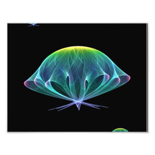 Fractal Jellyfish Photo Print