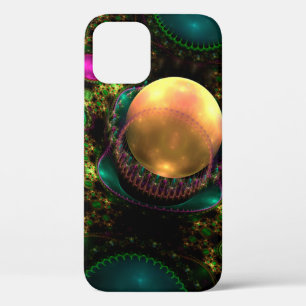 Fractal Julian Pearl Jewellery Background - Fracta iPhone 12 Case
