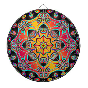 Fractal Kaleidoscope ART Dartboard