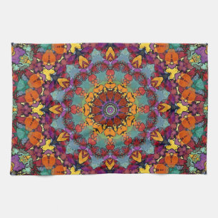 Fractal Kaleidoscope Mandala Pattern-64351 Kitchen Towel
