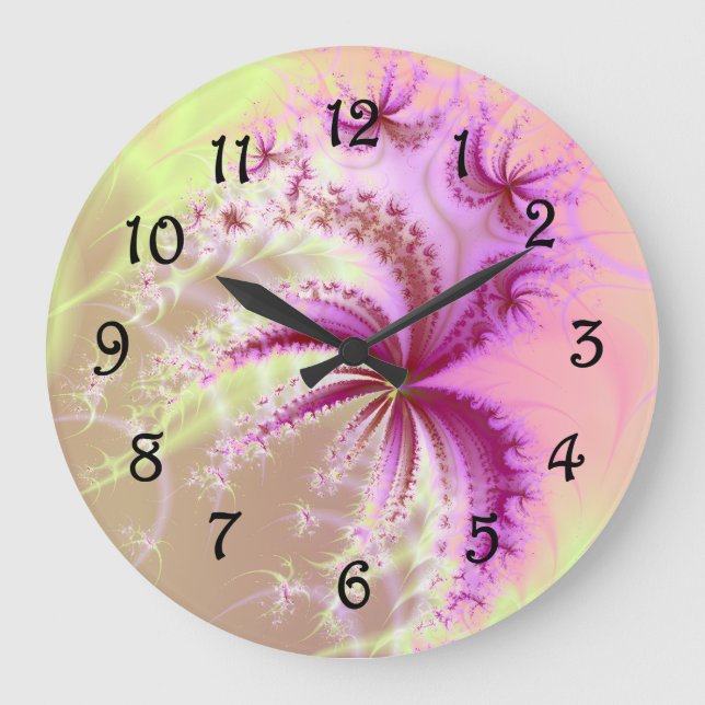 Fractal Large Clock (Front)