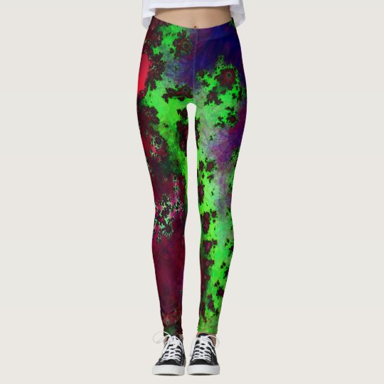 Fractal Leggings, Calli-Fractal Leggings