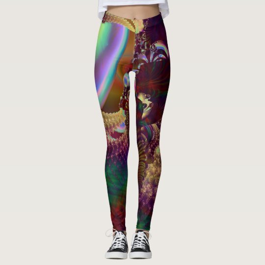 Fractal Leggings, Perl Leggings