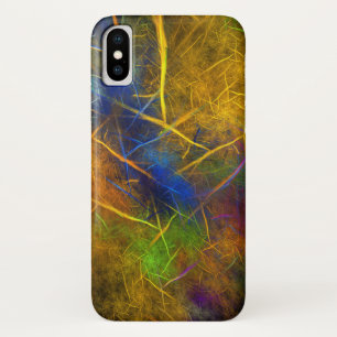Fractal Lightning (Storm Flame) iPhone X Case