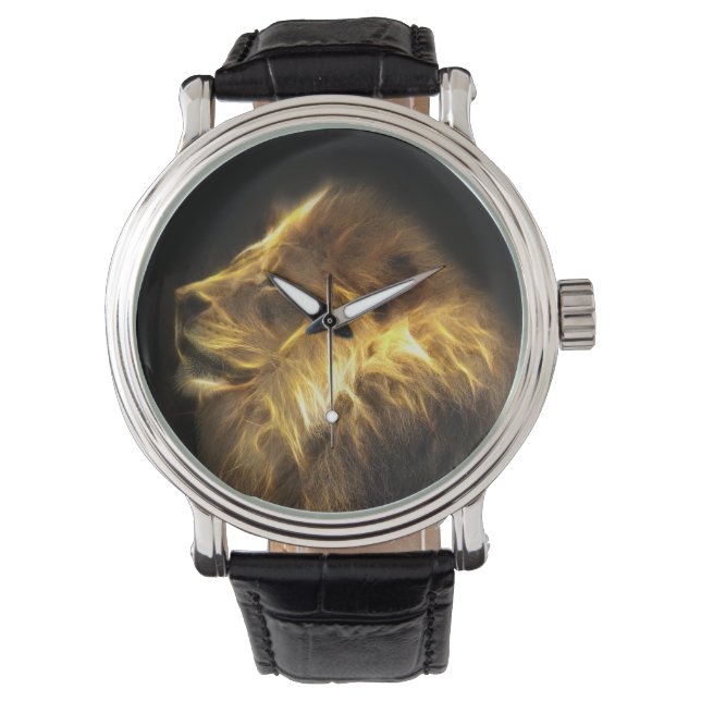 Fractal lion watch (Front)