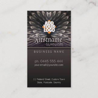 Fractal Love Feathers Business Card