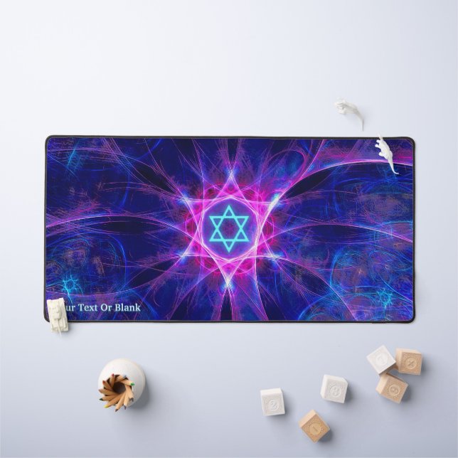 Fractal Magen Bet Desk Mat (Kids Table)