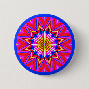 Fractal Mandala 2 Inch Round Button