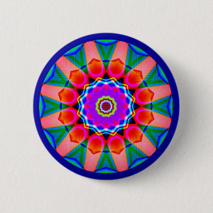 Fractal Mandala 2 Inch Round Button