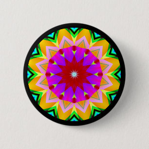 Fractal Mandala 2 Inch Round Button