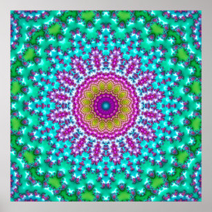 Fractal Mandala 3 Poster