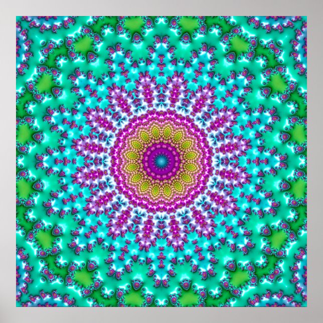 Fractal Mandala 3 Poster (Front)