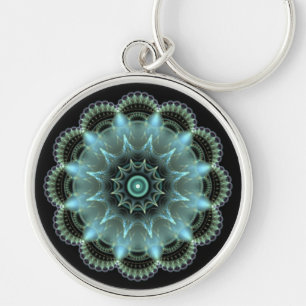 Fractal Mandala Keychain