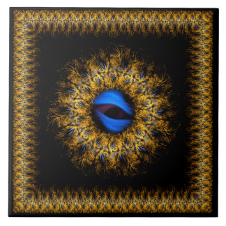 Fractal mandala king's eye tile