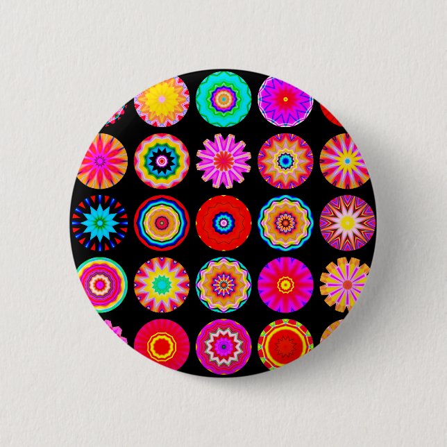 Fractal Mandalas 2 Inch Round Button (Front)