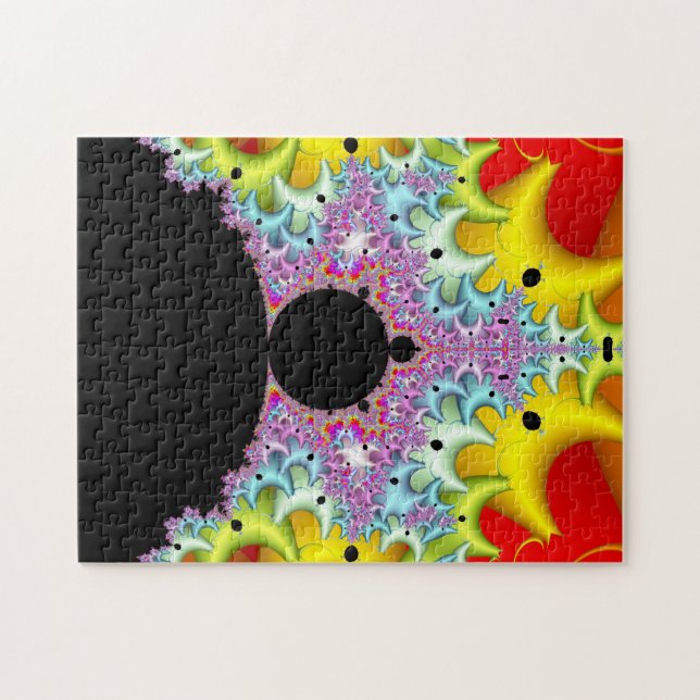 Fractal Mandelbrot Multicolor Jigsaw Puzzle (Horizontal)