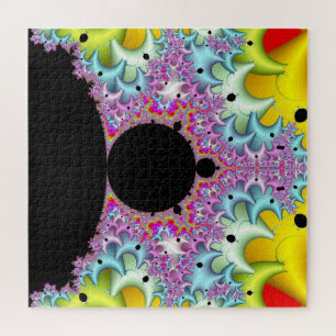 Fractal Mandelbrot Multicolor Jigsaw Puzzle