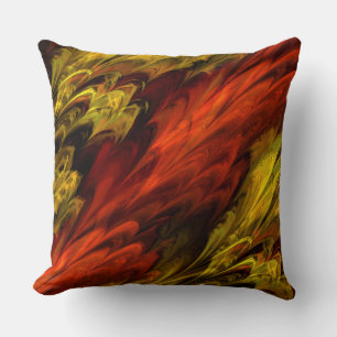 Fractal Marble 4-19 Throw Pillow