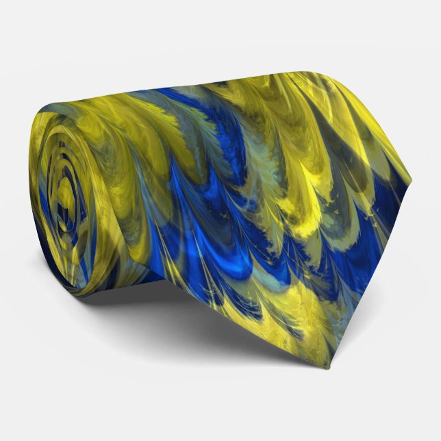 Fractal Marble 4-21 Tie (Rolled)