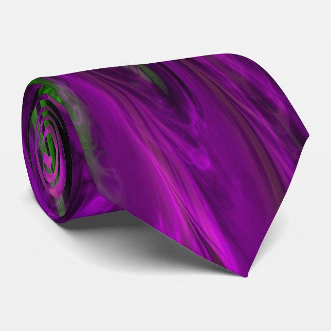 Fractal Marble 4-7 Tie (Rolled)