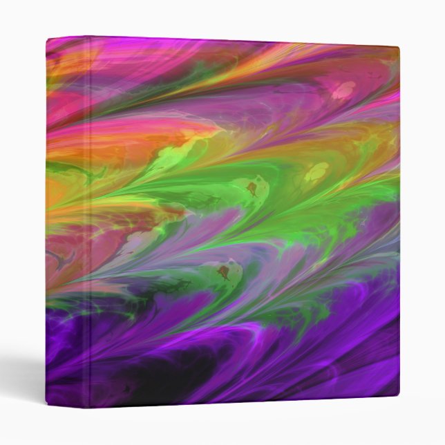 Fractal Marble 4-8 Binder (Front/Spine)