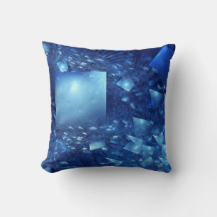 Fractal Mirrors Throw Pillow