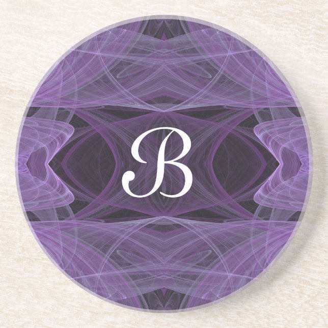 Fractal Misc Series-25-Lavender coaster--1 of Coaster (Front)