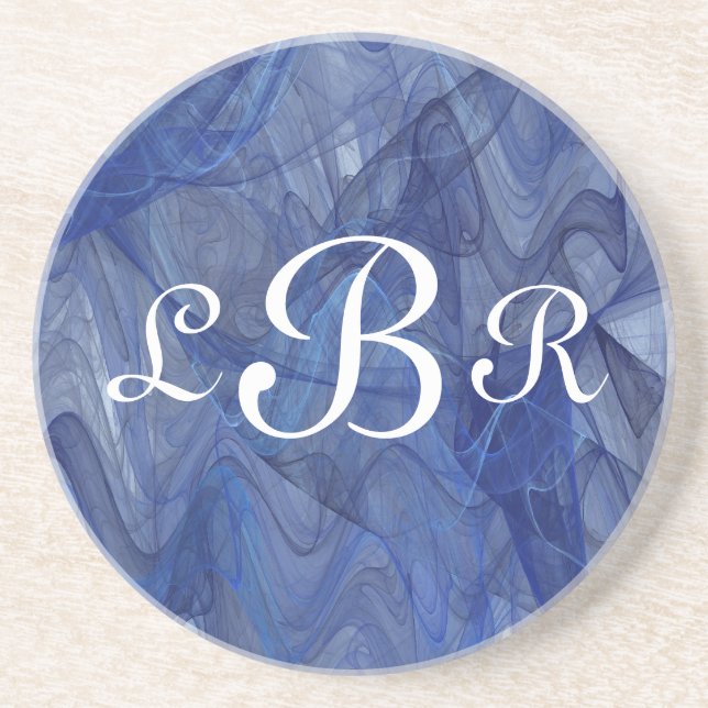 Fractal Misc Series-3---Blue coaster--1 of Coaster (Front)