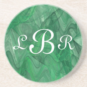Fractal Misc Series-3---Green coaster--1 of Coaster