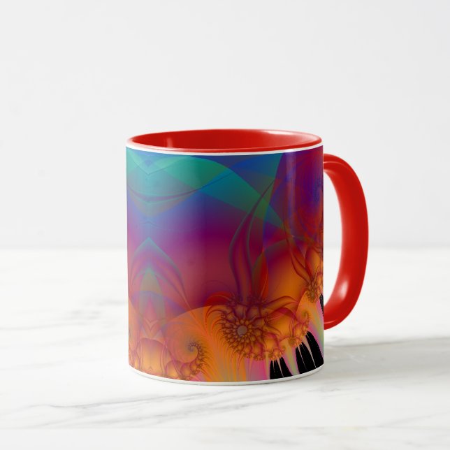 Fractal  mug (Front Right)